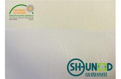 China PA cotton Interlining fabric by 150 cm Width , Shringkage Resistant bonded Interlining supplier