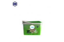 China Anti - Counterfeiting Plastic Cookie Containers IML Decoration 2.8L supplier