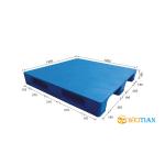 HDPE Stackable Nestable Plastic Pallet 1200x1200 Heavy Duty Ergonomic for sale
