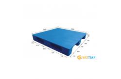 China HDPE Stackable Nestable Plastic Pallet 1200x1200 Heavy Duty Ergonomic supplier