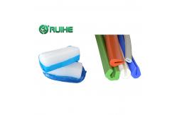 China Translucent Solid Silicone Rubber HTV Silicone Extrusion Seal Strip supplier