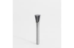 China SN Inverted Cone Shape Rotary Burr Cutter Single Cut - 6mm Shank supplier