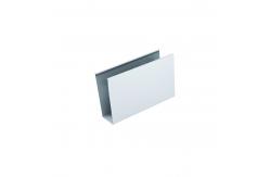 China Sound Absorbing Wood Grain Aluminium Baffle Ceiling U Shaped Free Sample supplier