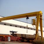 IP55 Rugged Half Door Cantilever Single Girder Gantry Crane for sale