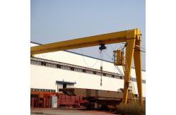 China Compact Remote Span 30m 32t A4 Single Beam Gantry Crane Outdoor Using supplier