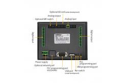 China 4.3 TFT Integrated HMI PLC Passive NPN Input Resistive Touch Screen RS232 supplier