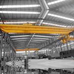 20T Span 20m EOT Traveling Double Girder Overhead Crane Steel Plants Using A5 Level for sale