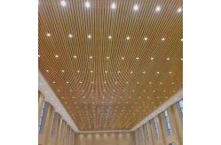 China Suspended Baffle Ceiling Panel Pop Design False Drop Ceiling Aluminium Linear Ceiling supplier