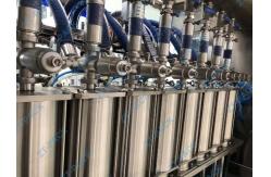 China Servo 500ml Edible Oil Filling Machine 6 Head High Viscosity Piston Filler supplier