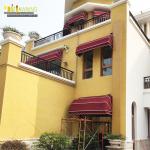 Aluminium Retractable Window Awnings Patio Sun Control Retractable Shades