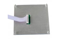 China 16 key flat industrial custom membrane keypads with industrial metal dome PCB supplier