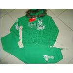 1325 girl's  fleece 2pcs sets stock