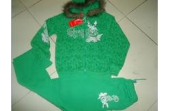 China 1325 girl's  fleece 2pcs sets stock supplier