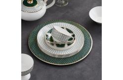 China Customized Ceramic Tableware Set , Porcelain Plates Sets Eco Friendly OEM supplier