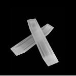 Customized White Frosted Quartz Glass Part With High Durability