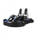 Indoor Double Seater Go Kart 3.5kw Junior Racing Go Kart 43mm Terrain Clearance for sale