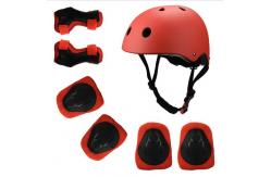 China Adjustable Skateboard Skate Helmet pads with 7pcs set Protective Gear Knee Pads supplier