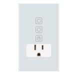 Convenient Power Monitor 2 Gang WiFi Smart Switch AC110V-240V for sale