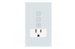 China Convenient Power Monitor 2 Gang WiFi Smart Switch AC110V-240V supplier
