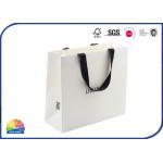 Luxury Custom 200gsm Coated Retail Paper Shopping Bags With Handle Logo Print for sale
