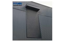 China Warehouse 12m Steel Automated Roller Shutter Doors Strong Windproof 1.2mm Slat supplier