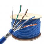 Foiled Braid Network Data Cable 4 Twisted Pair 23AWG Bare Copper LSZH 10Gigabite for sale