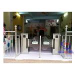 Store Swing Barrier Gate 600mm Width Flap Access Control Speed Gate Turnstile for sale