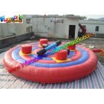 0.55mm PVC Tarpaulin Inflatable Sports Games Jousting Arena Ring With Air Sticks for sale