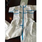 Type 4 5 6 Disposable SF Coverall Hot Sealing With Tape for sale