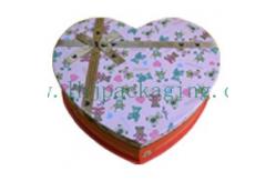 China heart-shape chocolate box supplier
