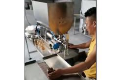 China 50ml Custom Head Piston 2KW Sauce Bottle Filling Machine supplier