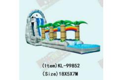 China Aldult  Outdoor Rental Inflatable Large Water Slides With Bouncy supplier