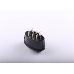 Customizable Size Oval Rocker Switch , Black Button Mini Rocker Switch 12V for sale