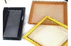 China 2.5mm thickness Decorative Use Copper expanded metal mesh sheet supplier