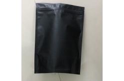 China OEM Printed Biodegradable Coffee Bags Resealable Kraft Paper Bags With Window supplier