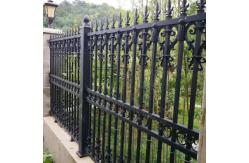 China 2.1mx2.4m  Residential Wrought Iron Fencing Panel Rot Proofing supplier