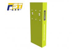 China Moisture Resistant Side Wing Display With Tires Convenient Glossy / Matt Varnishing supplier