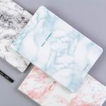 Gold Lettering Writing Journal Notebook A5 Size 120 Pages Elegant Marble Cover for sale