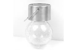 China 6cm Solar Powered LED Ground Lights 5W Colour Changing Crackle Ball supplier