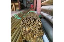 China Customized H59 Copper Brass Piping Tube 1mm 8mm Outer Diameter Liquid Transfer supplier