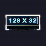 Customized 128*32DOTS IC ST7921 Capacitive with white LED backlight Graphic LCD Module 128x32 Dots For Electronic Scale for sale