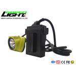Waterproof IP68 LED Miner Cap Lamp 13600mAh 25000lux With Cord
