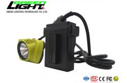 China Waterproof IP68 LED Miner Cap Lamp 13600mAh 25000lux With Cord supplier