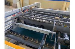 China Semi Automatic Two Pieces Carton Box Folder Gluer Machine 5.8kw supplier