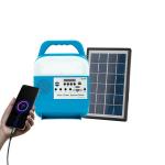3W High Capacity Solar Powered LED Lights Portable Laptop Bank For Camping for sale