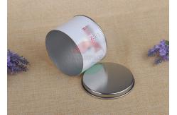 China Salt Paper Tube Packaging Cylinder White Spice Packaging Box With Silver Movable Lid supplier