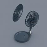 Adjustable Portable Foldable Fan 10000mAh Battery USB Rechargeable Telescopic Pedestal Fan for sale