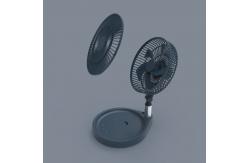 China Adjustable Portable Foldable Fan 10000mAh Battery USB Rechargeable Telescopic Pedestal Fan supplier