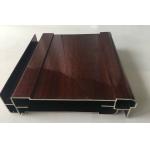 No Cracking Wood Finish Aluminium Profiles , Easy To Install for sale