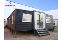 China Portable Modular Double Wing Prefab Container House Foldable 20ft 40ft supplier
